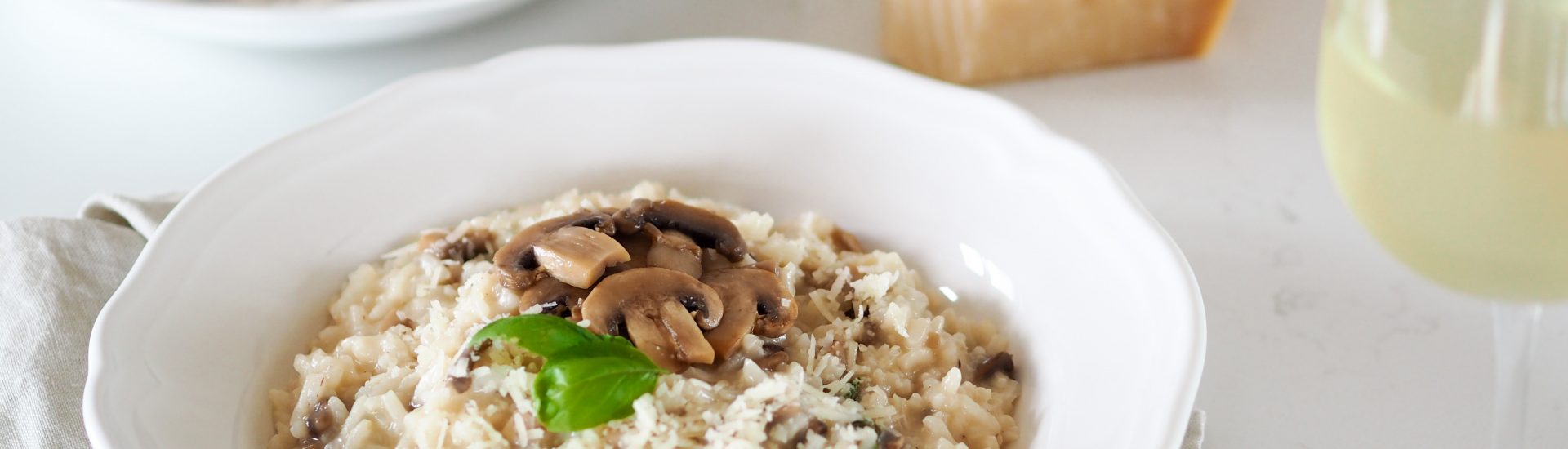 Houbové rizoto