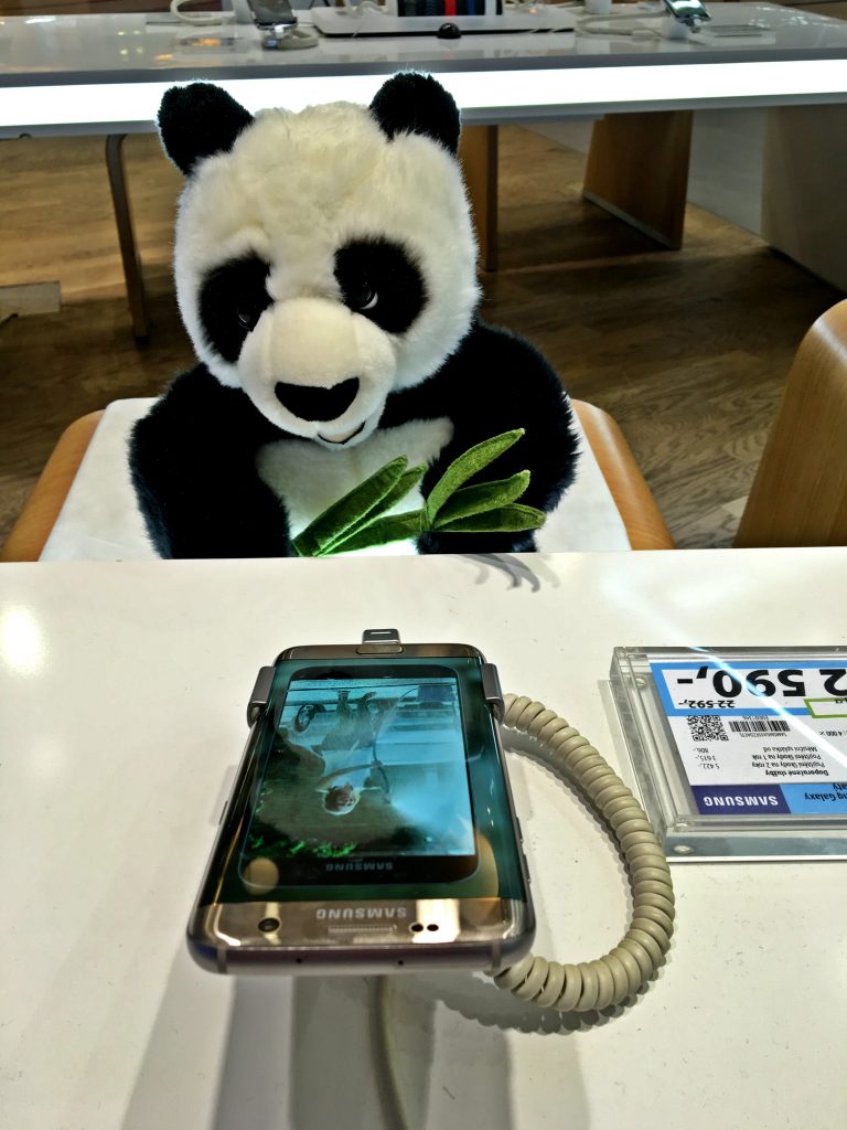 A vybíral si nový mobil :)