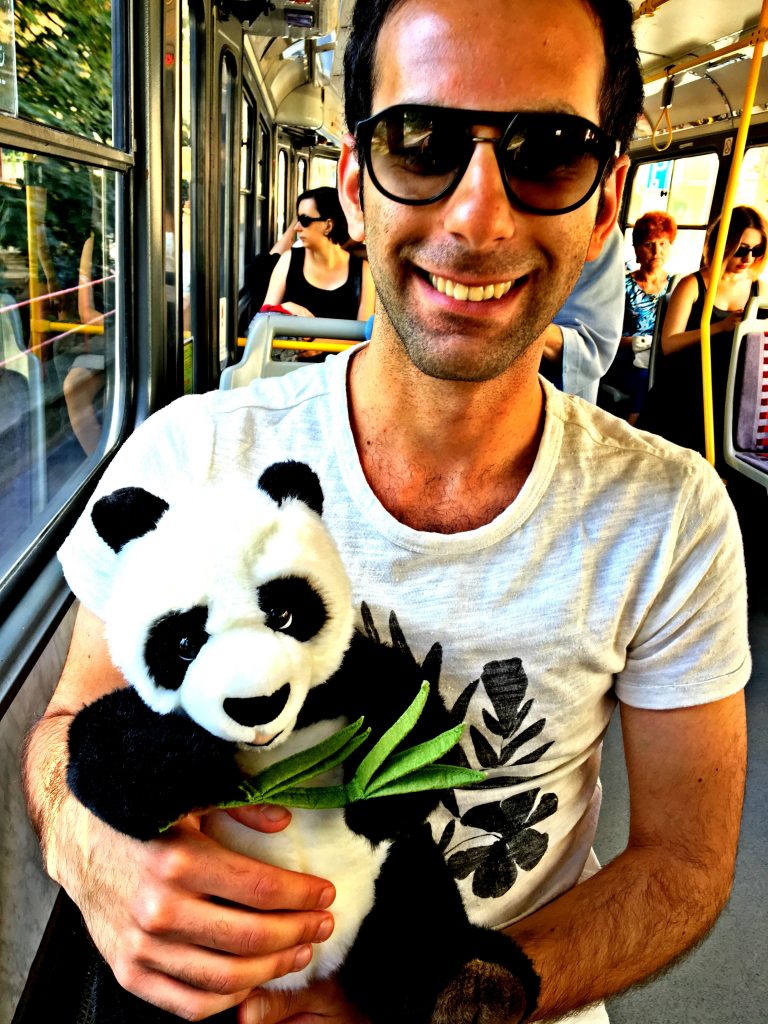 Hodně cestoval i po Praze.