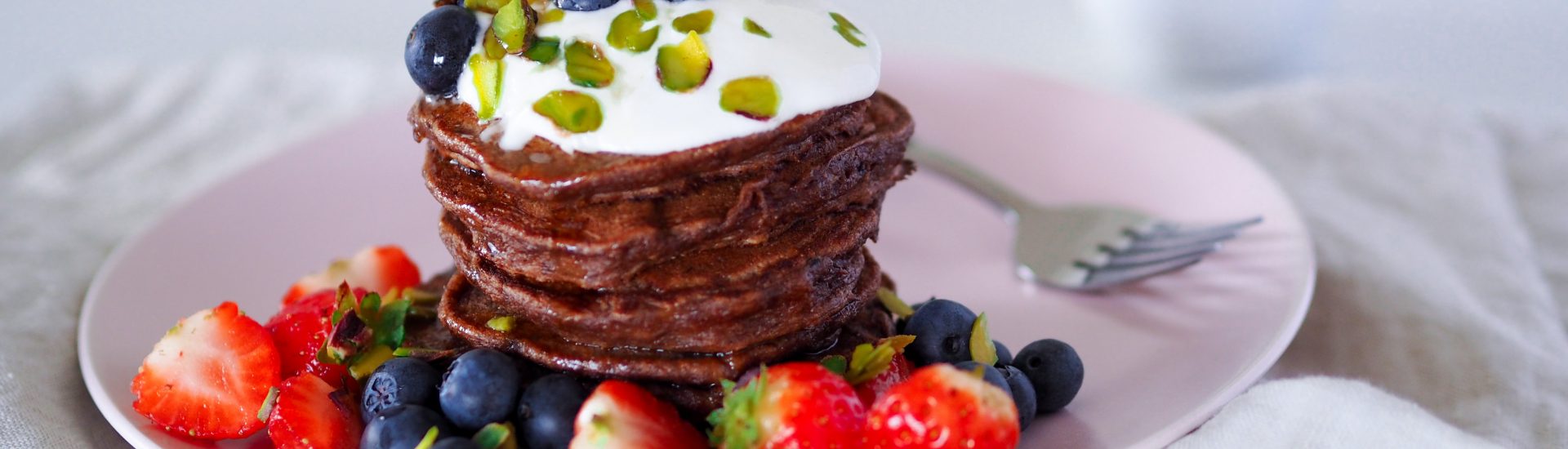 Banánové lívance s kakaem