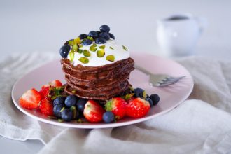 Banánové lívance s kakaem