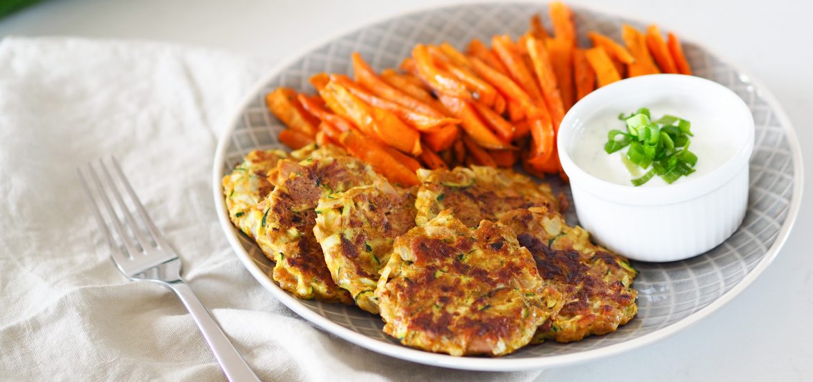 Tuňákovo cuketové placičky