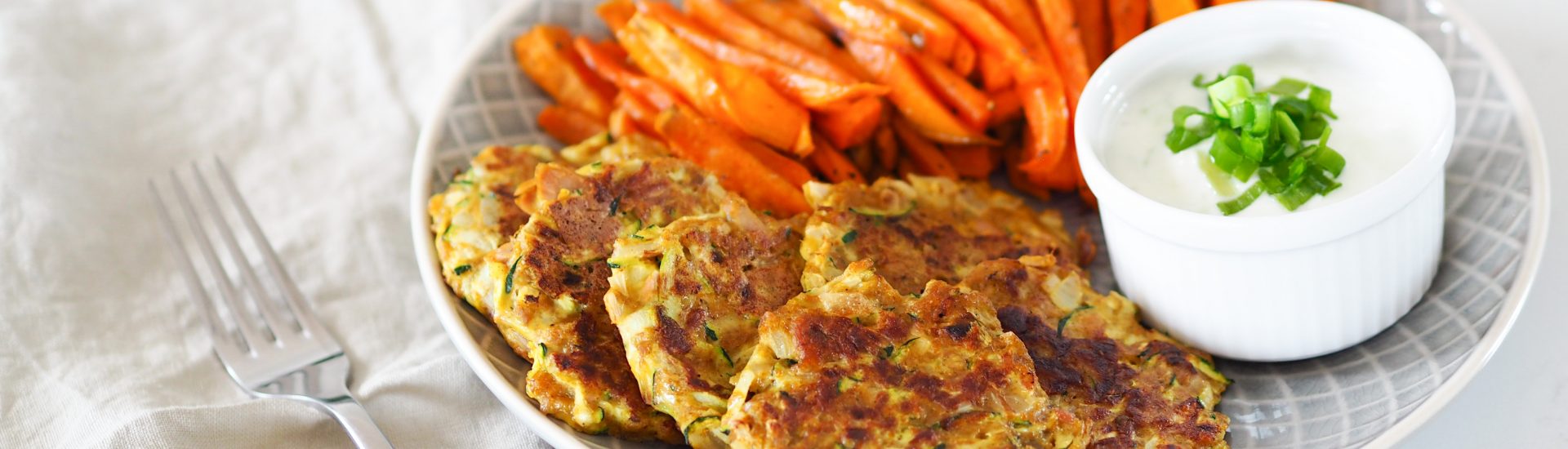 Tuňákovo cuketové placičky