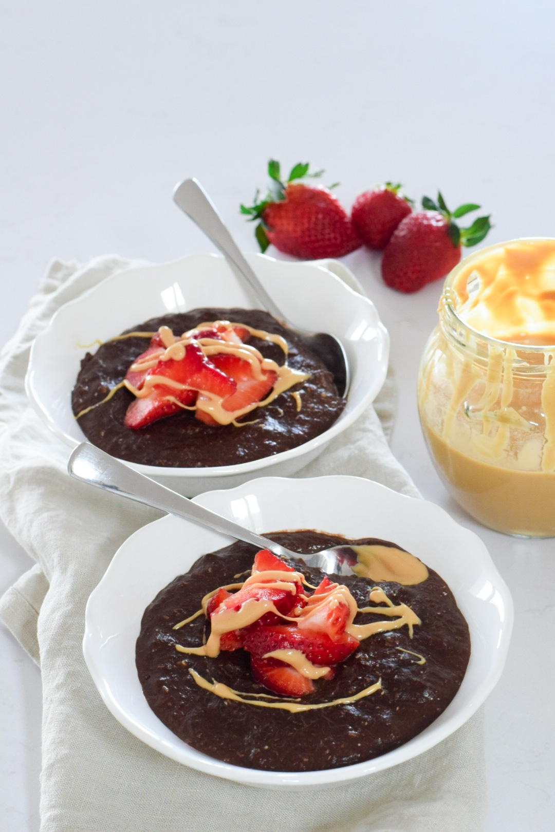 čokoládová ovesná kaše