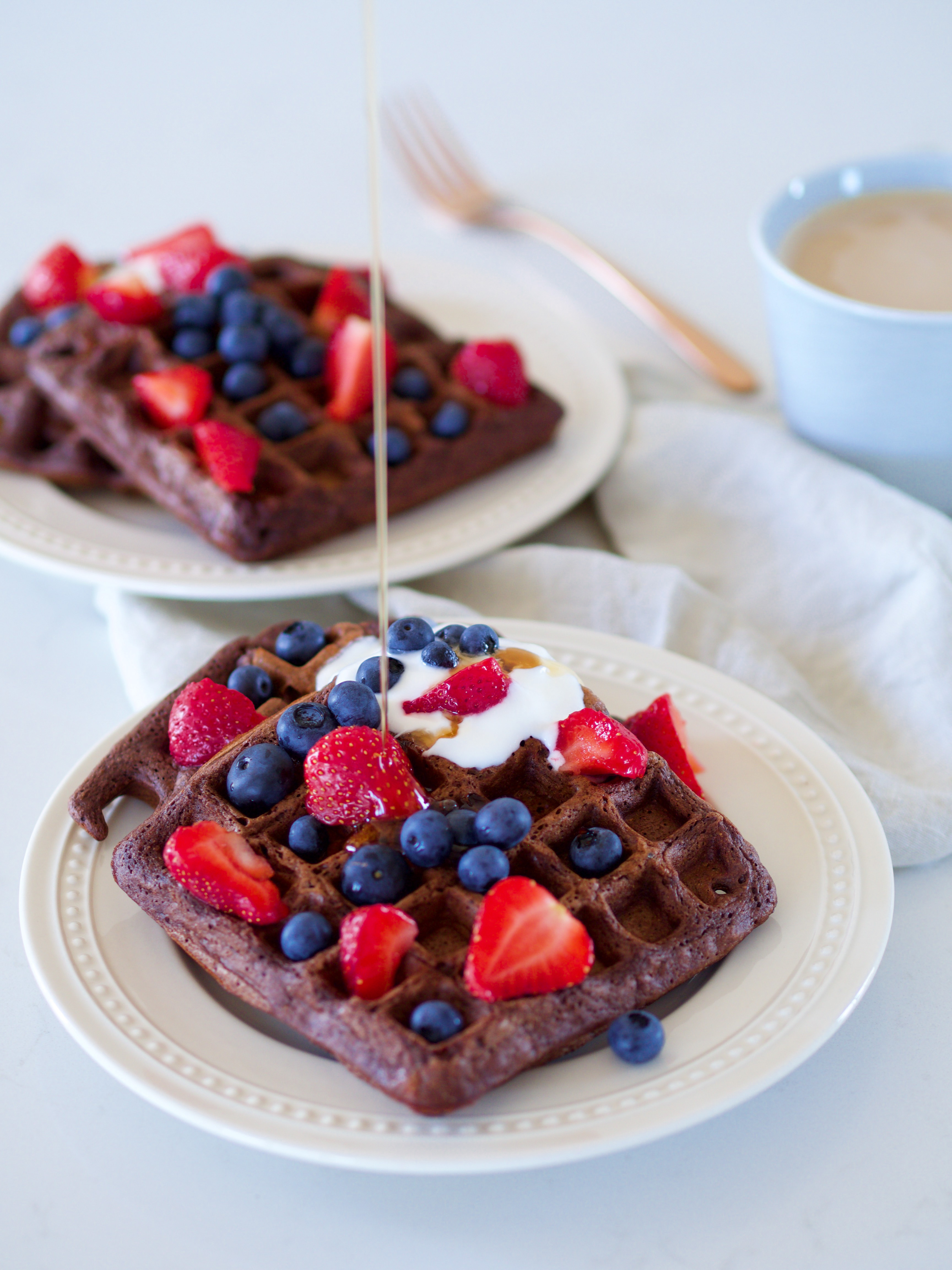 Zdravé vafle bez cukru