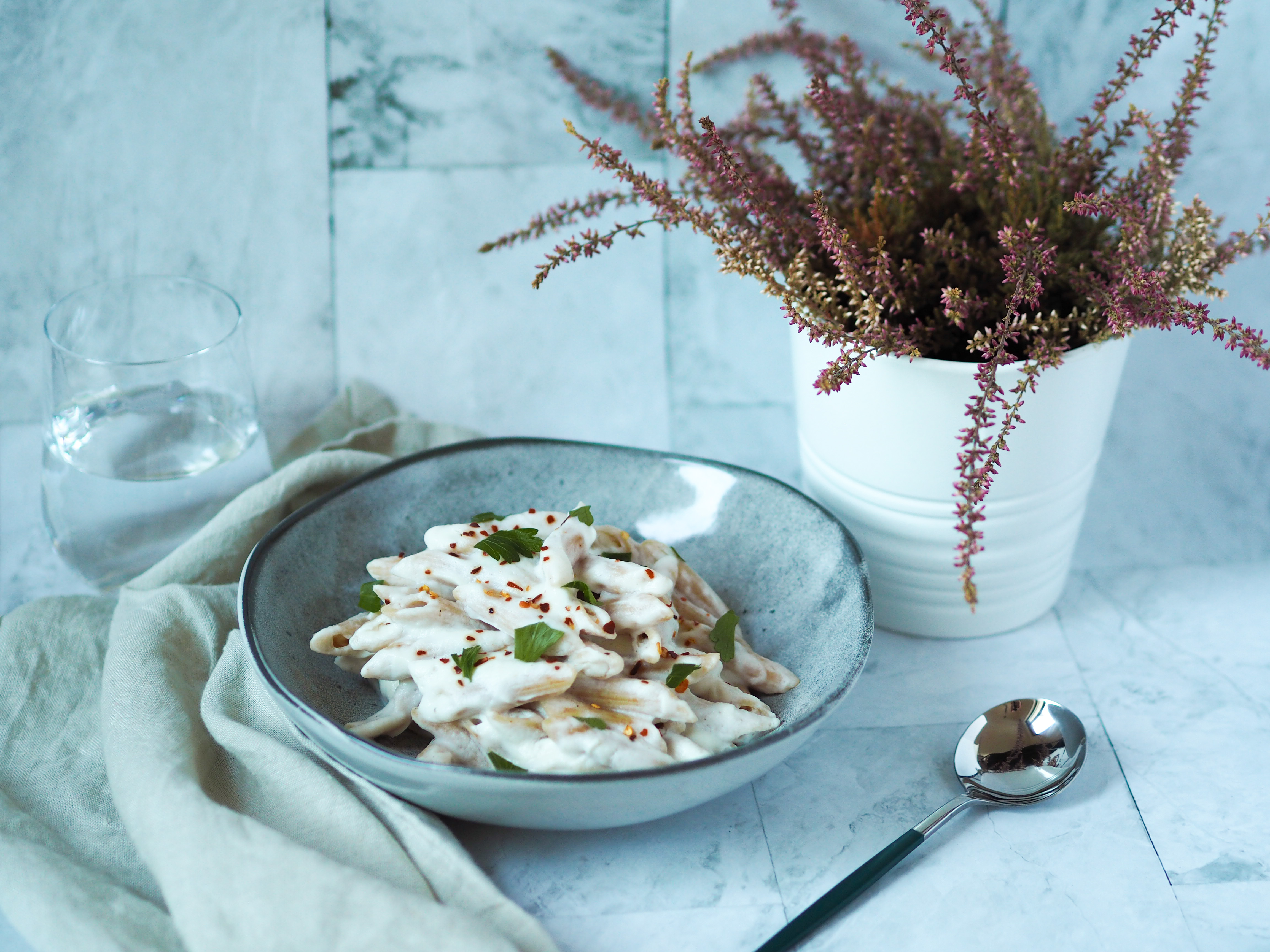 Květáková omáčka na těstoviny