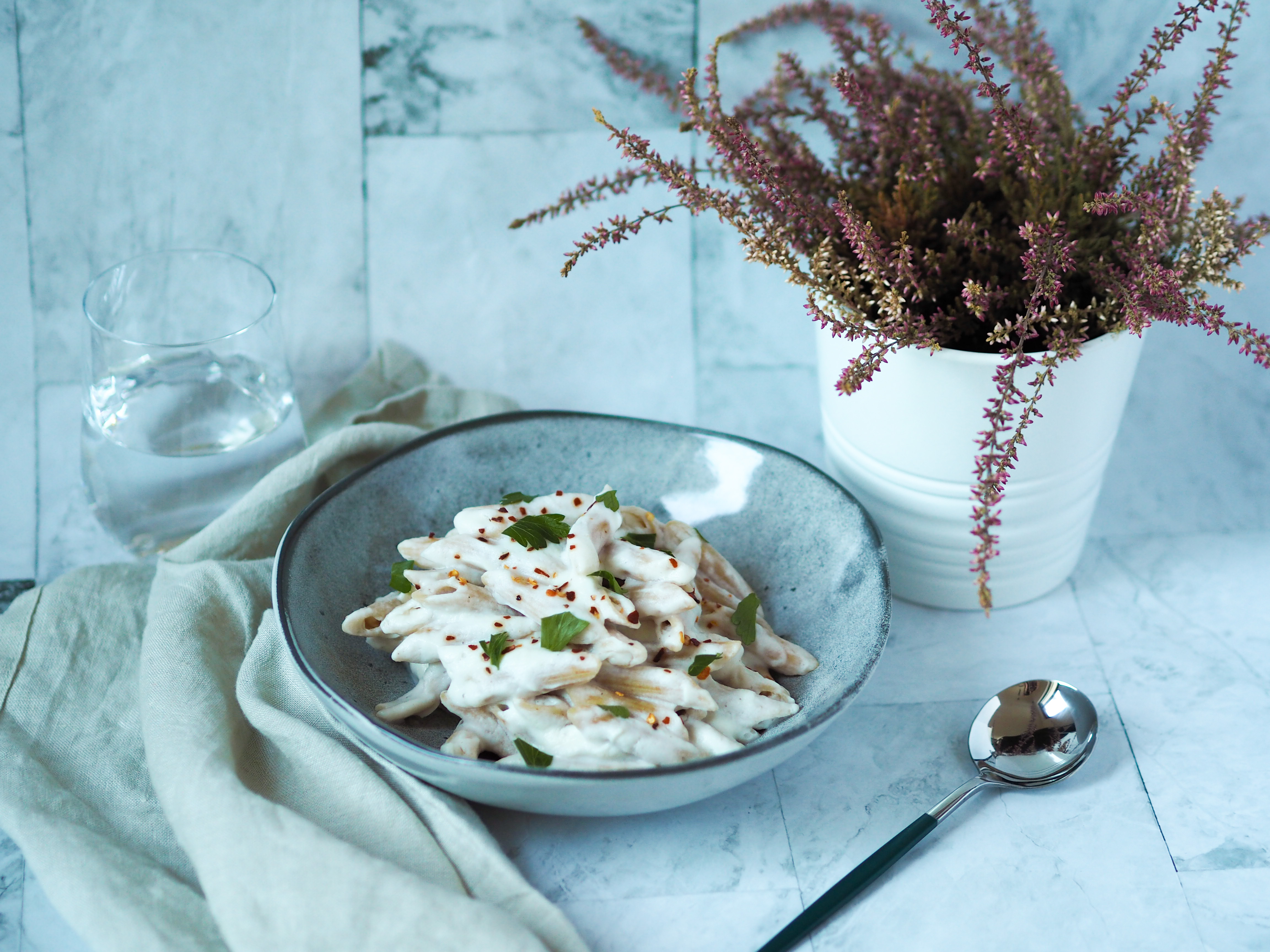 Květáková omáčka na těstoviny