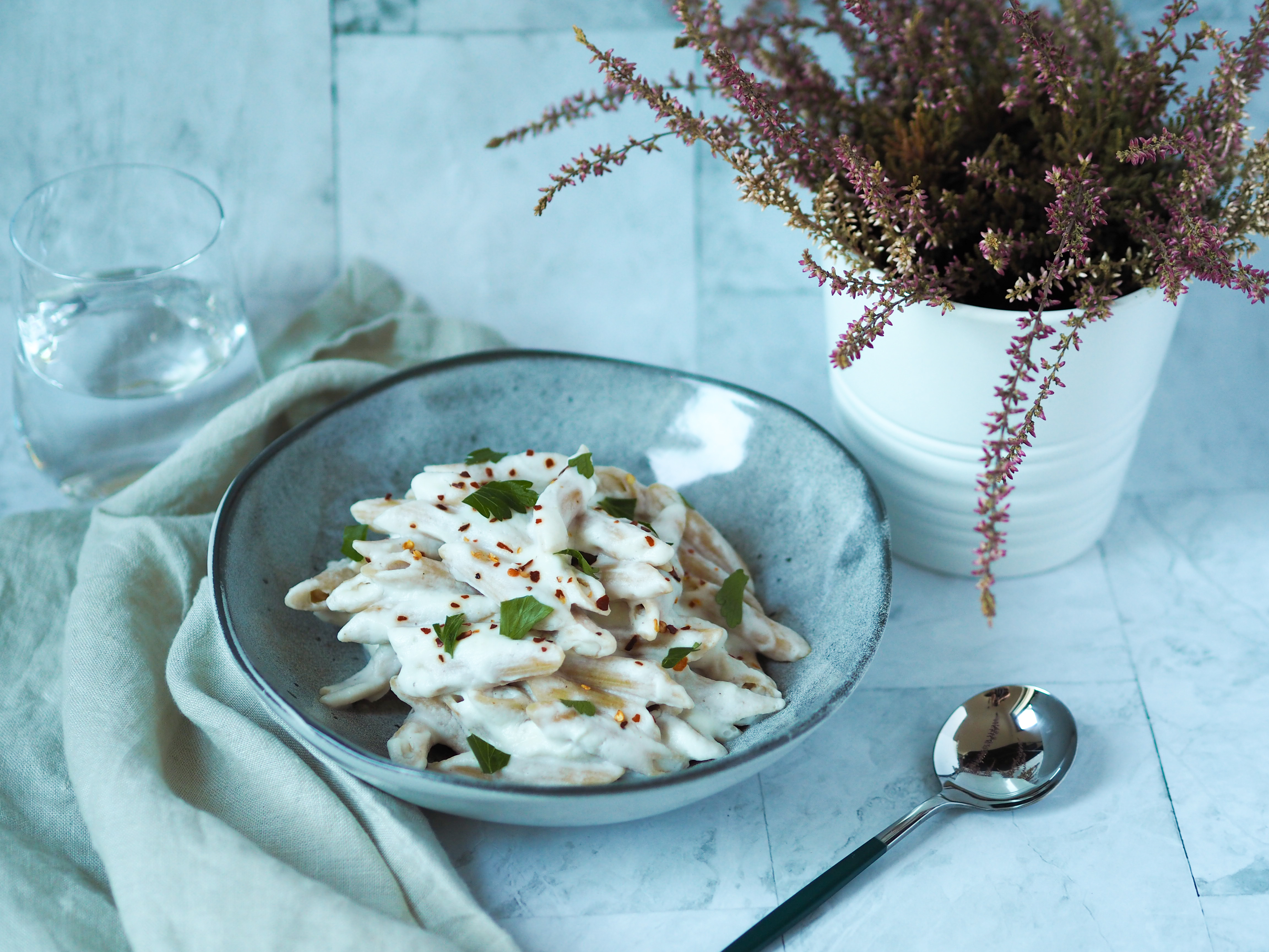 Květáková omáčka na těstoviny