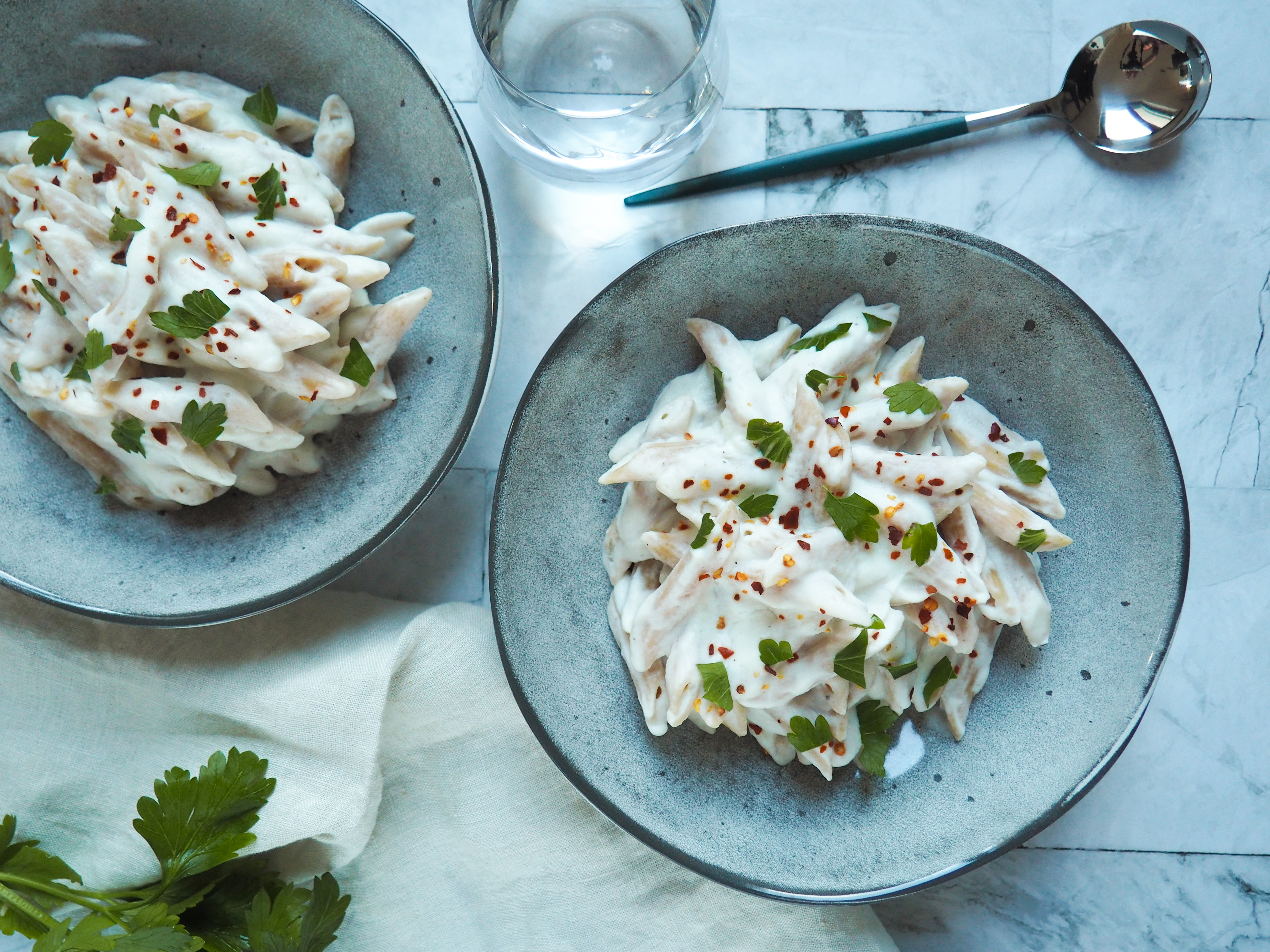 Květáková omáčka na těstoviny