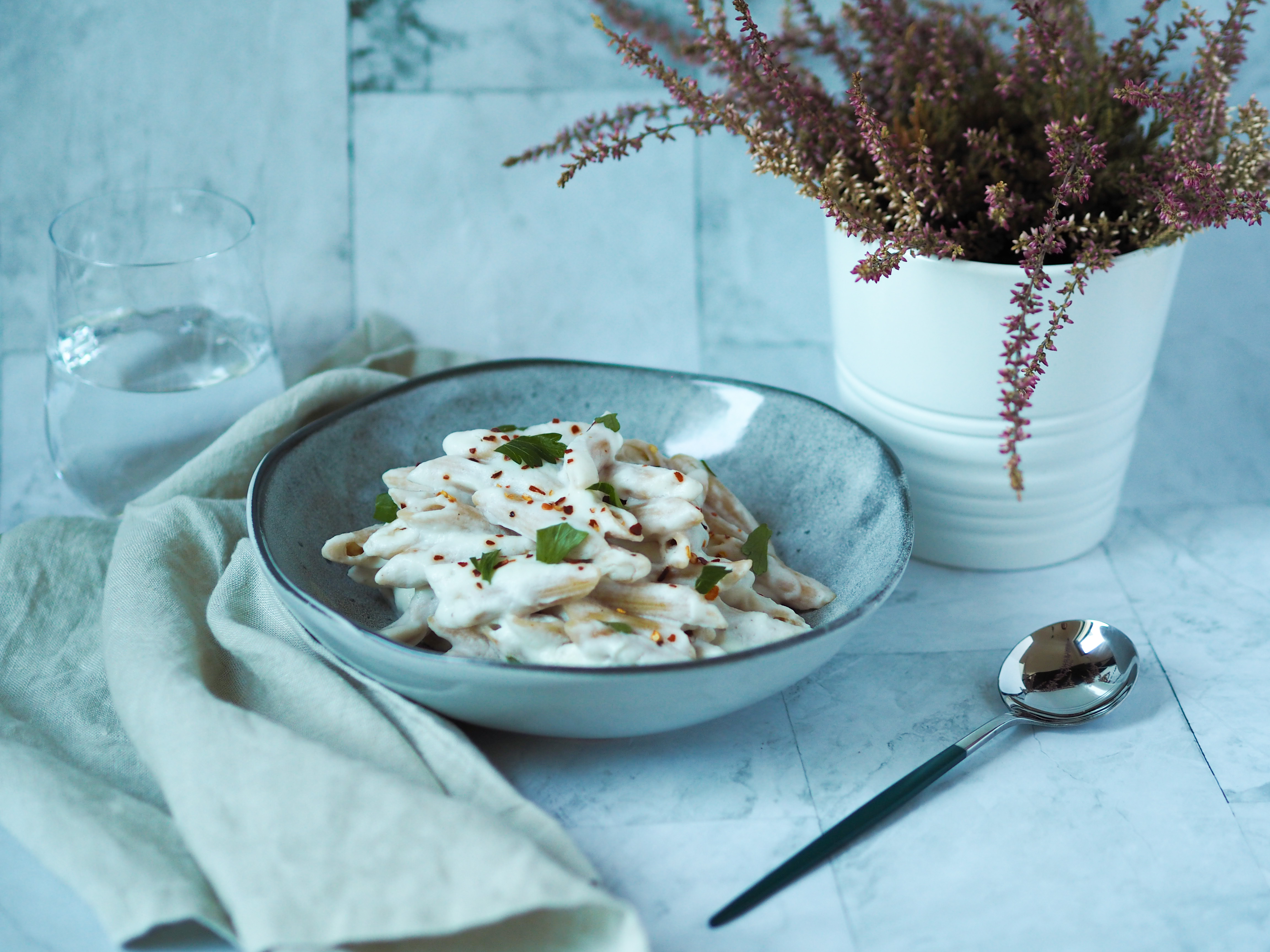 Květáková omáčka na těstoviny