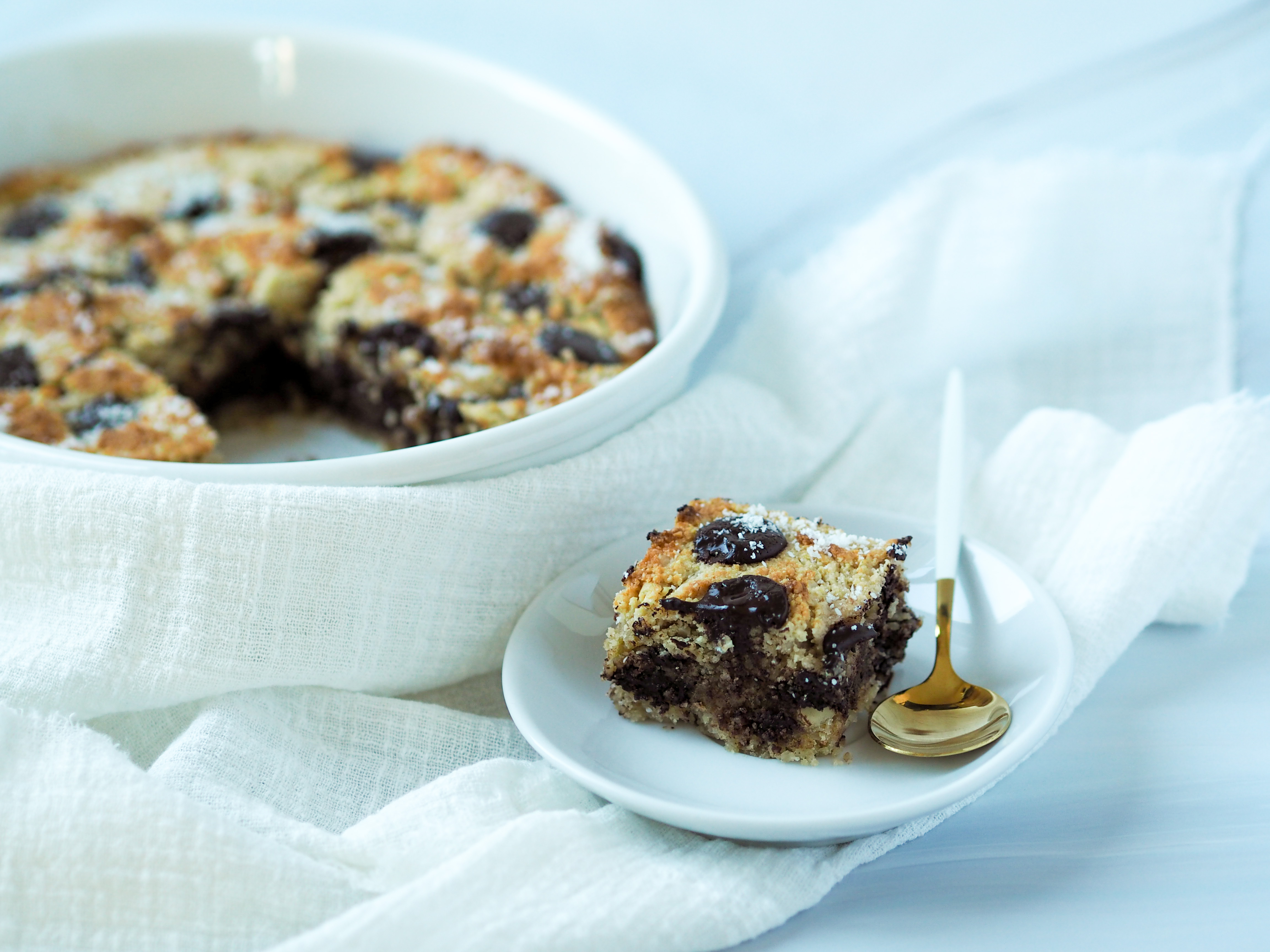 Paleo Tahini Blondies
